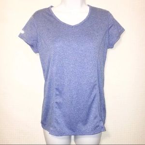 Danskin Now V-Neck Fitness Shirt Top Sz M